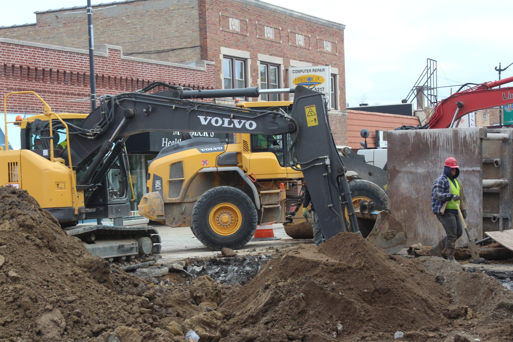 Digging down